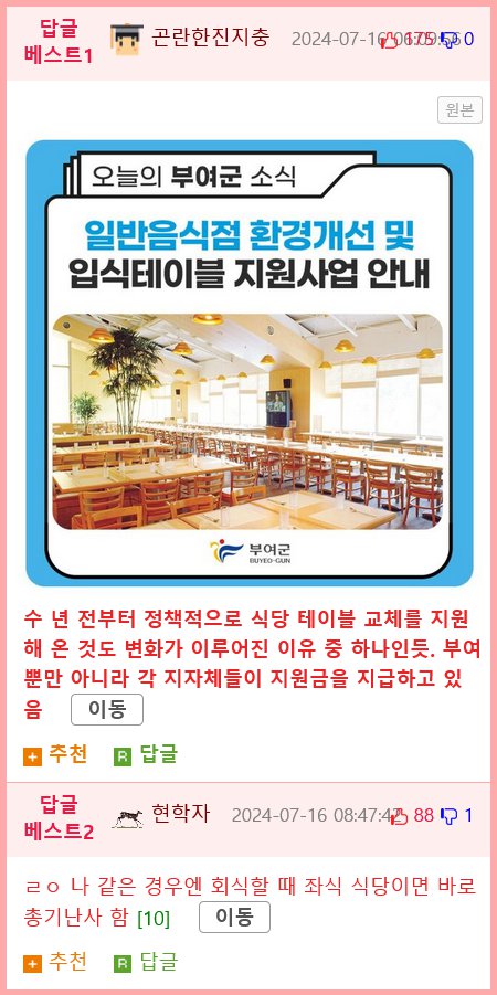 요즘 많이 없어지는 추세라는 식당