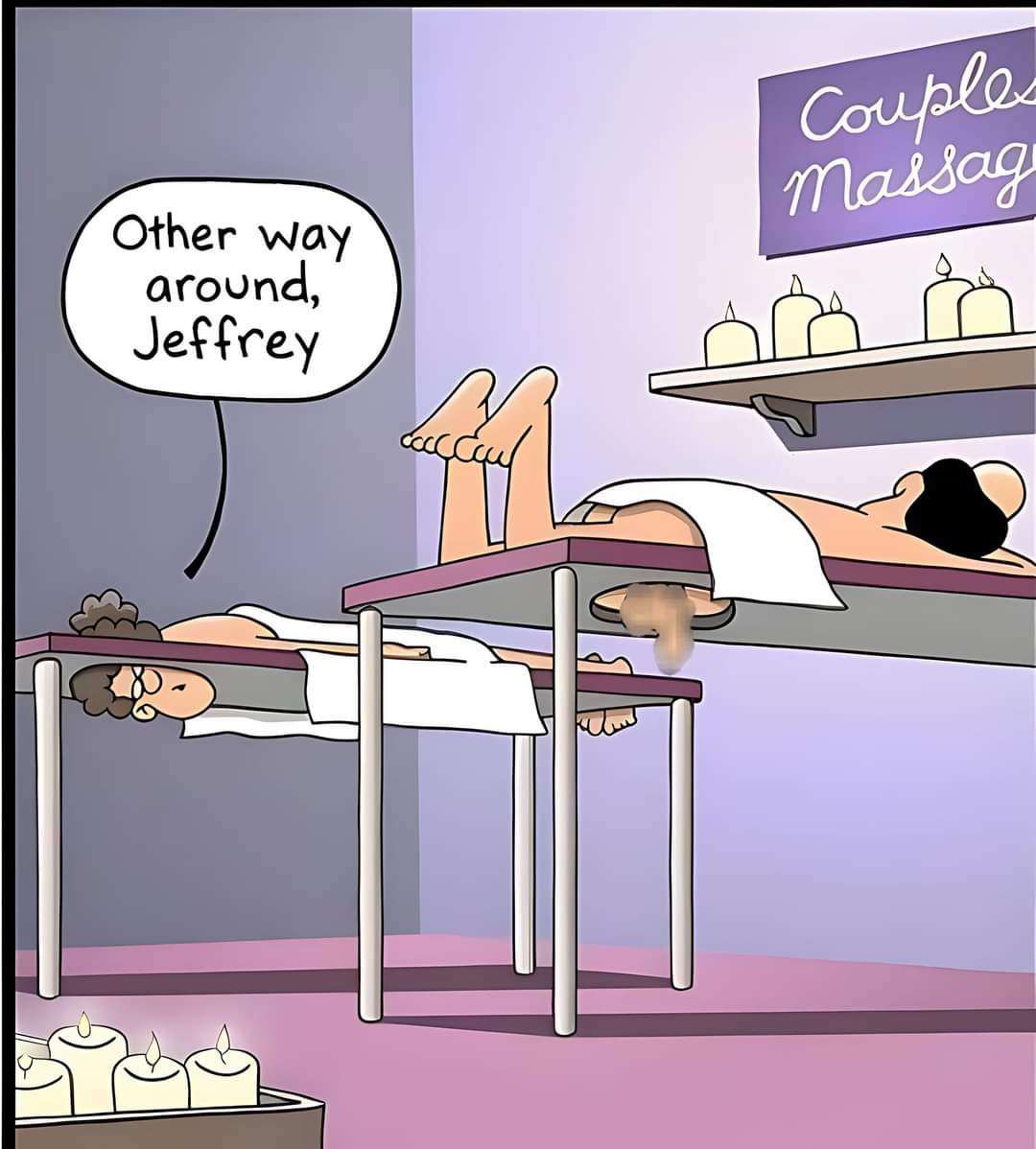 (성인유머) 그쪽 방향으로 눕는거 아니야..