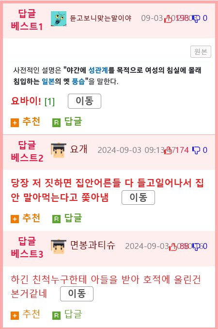 원래는 없었는데 후손들이 왜곡시킨 조선시대 풍습