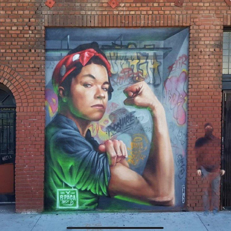 아나모픽 3D 착시 벽화