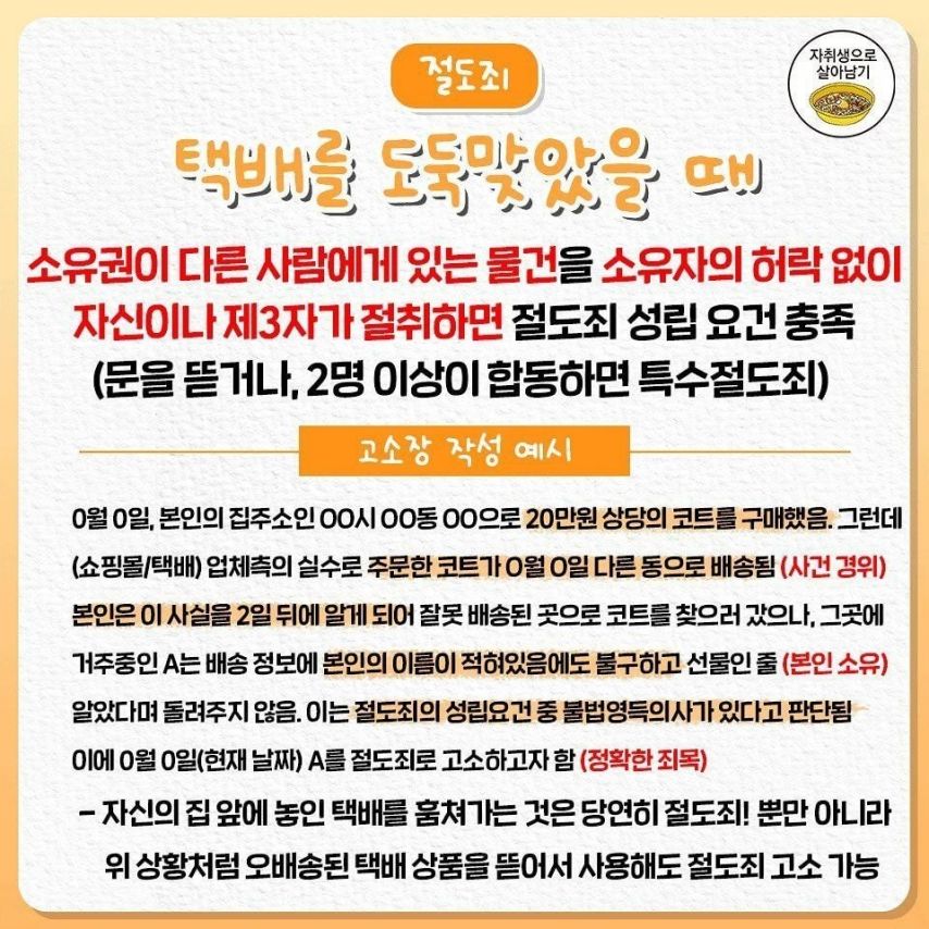 기본적인 고소장 작성법