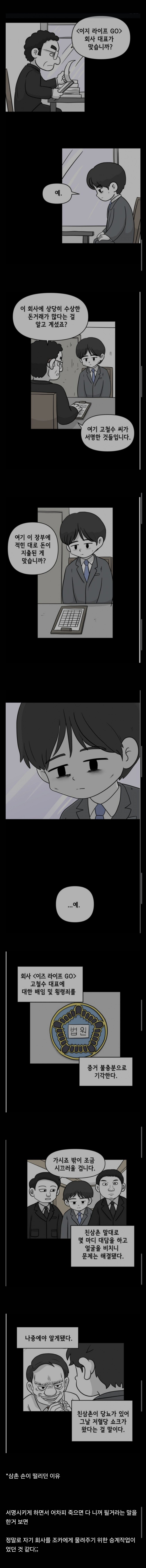 사업한다고 돈 빌리는 삼촌 결국...(속편포함)