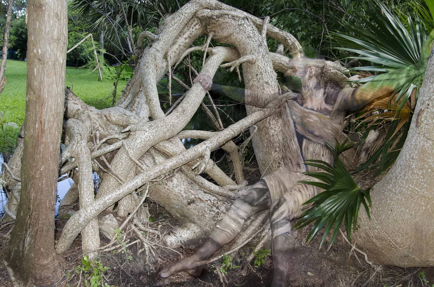 놀라운 투명인간 바디페인팅