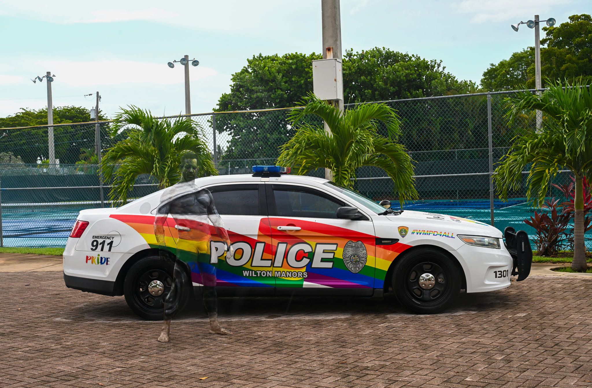 놀라운 투명인간 바디페인팅