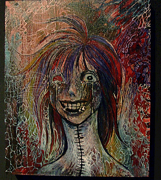 성폭행 트라우마를 표현한 그림