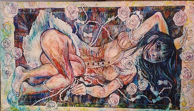 성폭행 트라우마를 표현한 그림