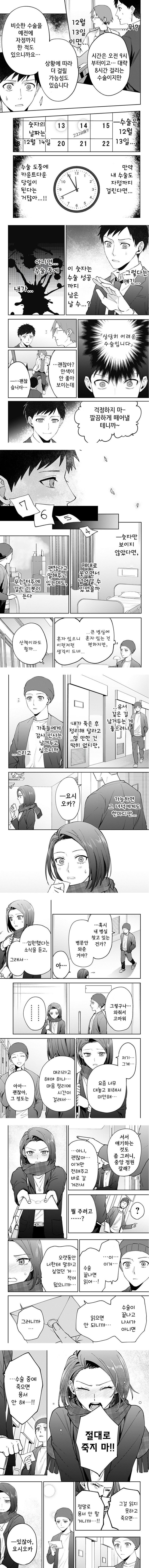 갑자기 손가락에 카운트다운이 생긴.Manhwa
