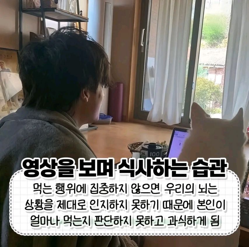 살 훅훅 찌게되는 나쁜 식습관