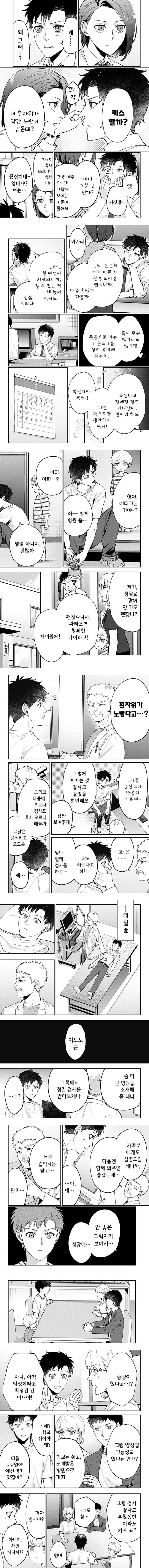 갑자기 손가락에 카운트다운이 생긴.Manhwa