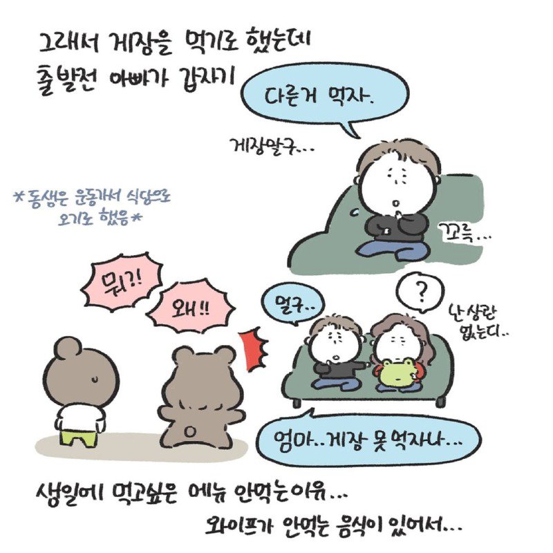 엄마랑 아빠랑 둘이 사귀는 것 같은.Manhwa