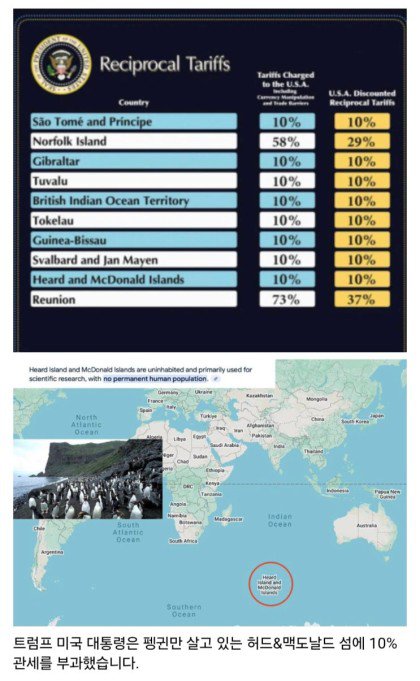 이번 트럼프의 관세부과에서 넘나 이상한거..