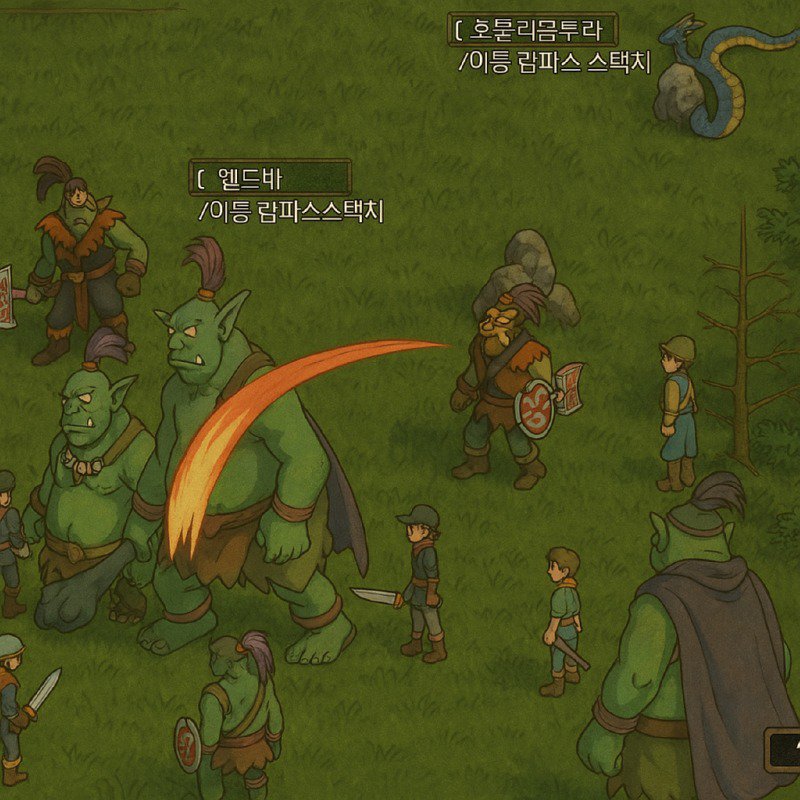 지브리스타일 만두 게임