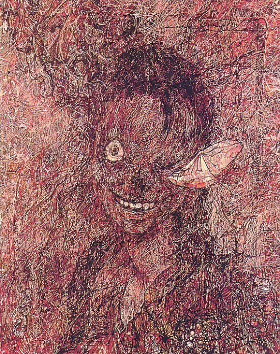 성폭행 트라우마를 표현한 그림