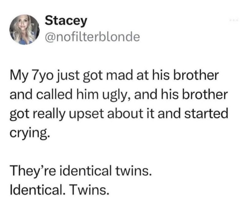 형이 '니 못 생겼다' 해서 우는 동생