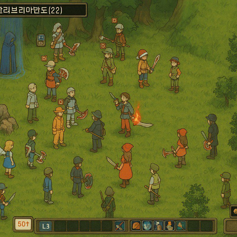 지브리스타일 만두 게임