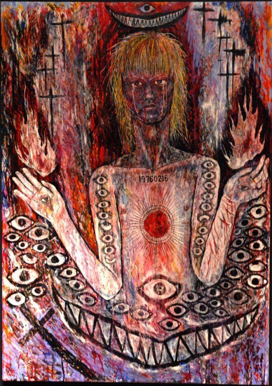 성폭행 트라우마를 표현한 그림