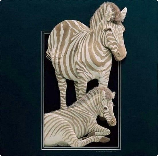 종이로 만든 실감나는 동물