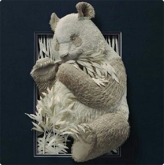 종이로 만든 실감나는 동물