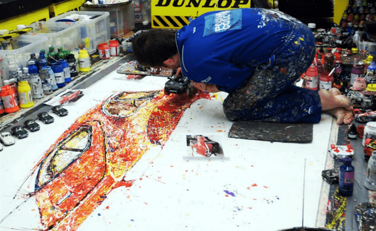 미니카로 그린 놀라운 작품