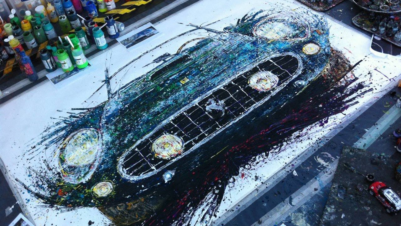 미니카로 그린 놀라운 작품