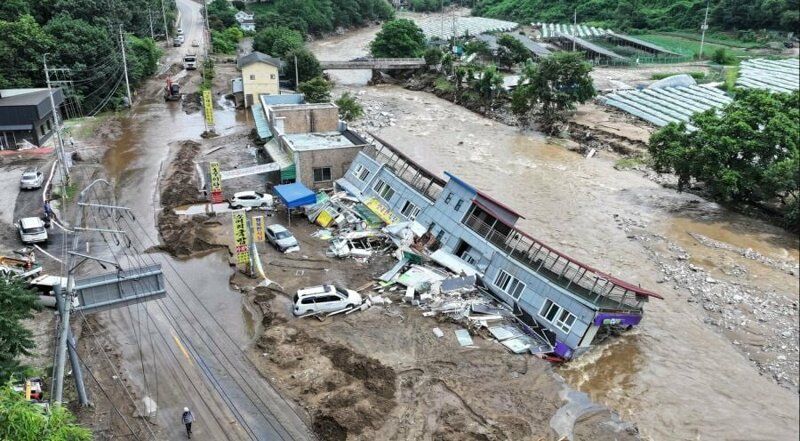 호우로 피해 입었는데