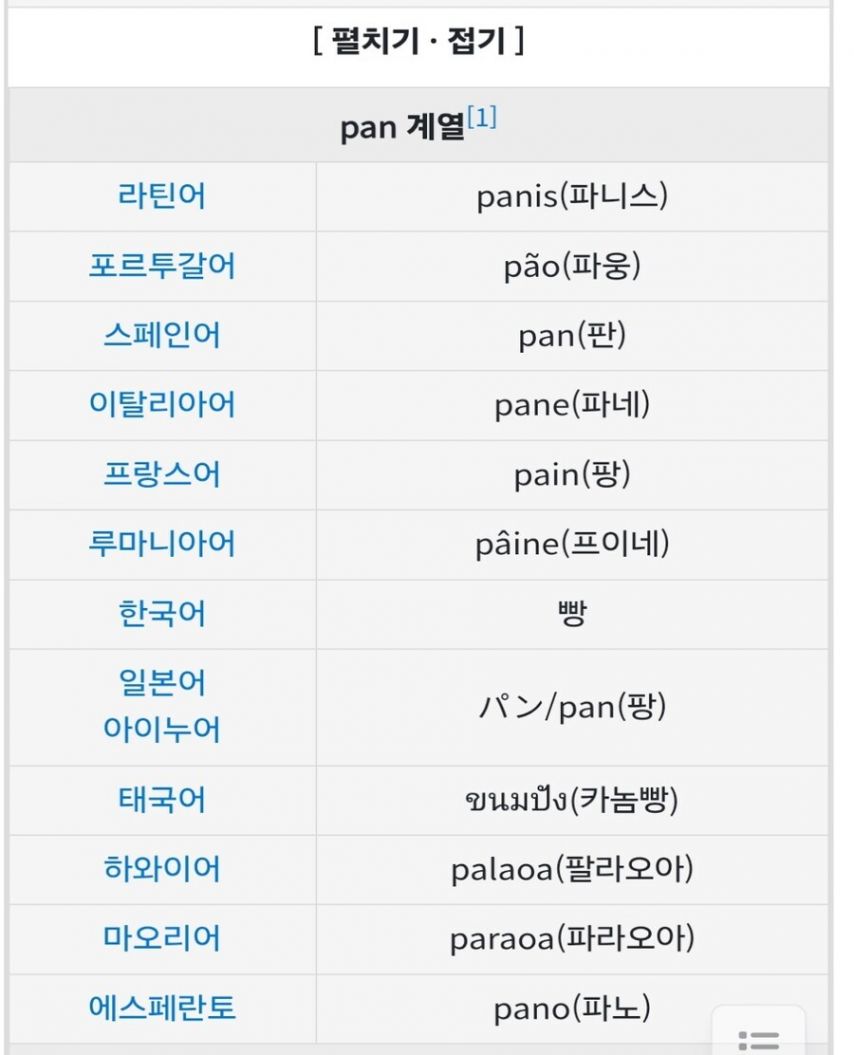 세계 각국에서는 빵을 뭐라고 부를까요