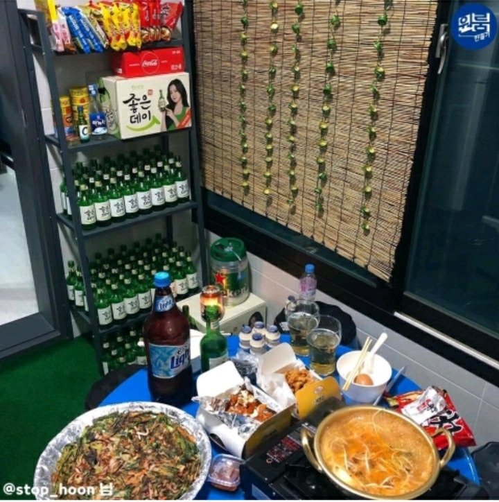(친구들이 꼬여들게 만드는) 어느 자취생의 베란다 포차