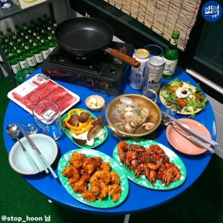 (친구들이 꼬여들게 만드는) 어느 자취생의 베란다 포차