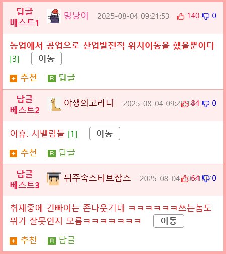 요즘 물도둑 근황