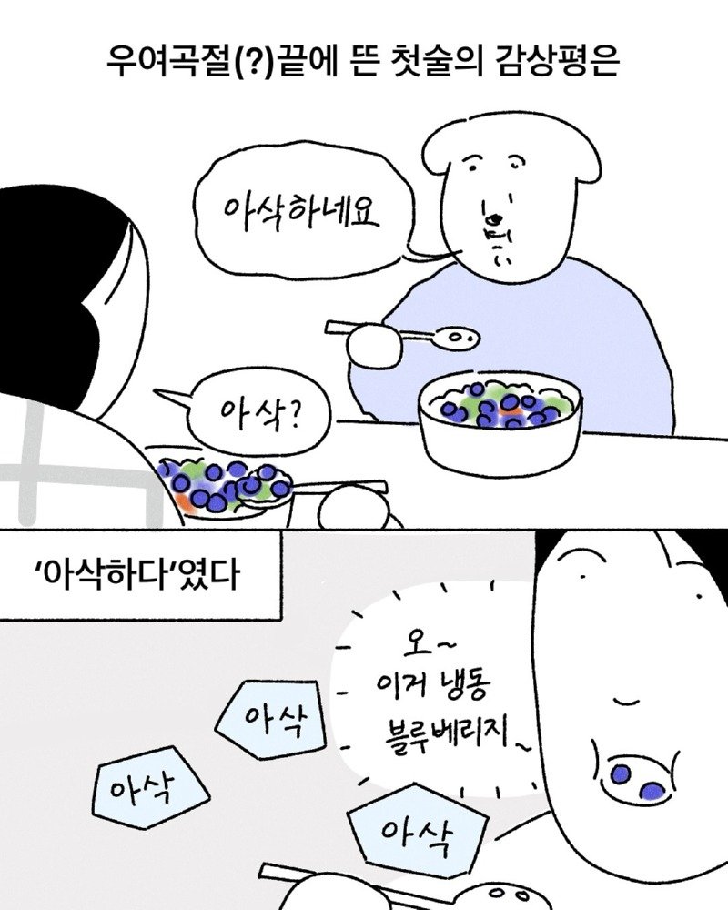 약스압) 블루베리 비빔밥 manhwa