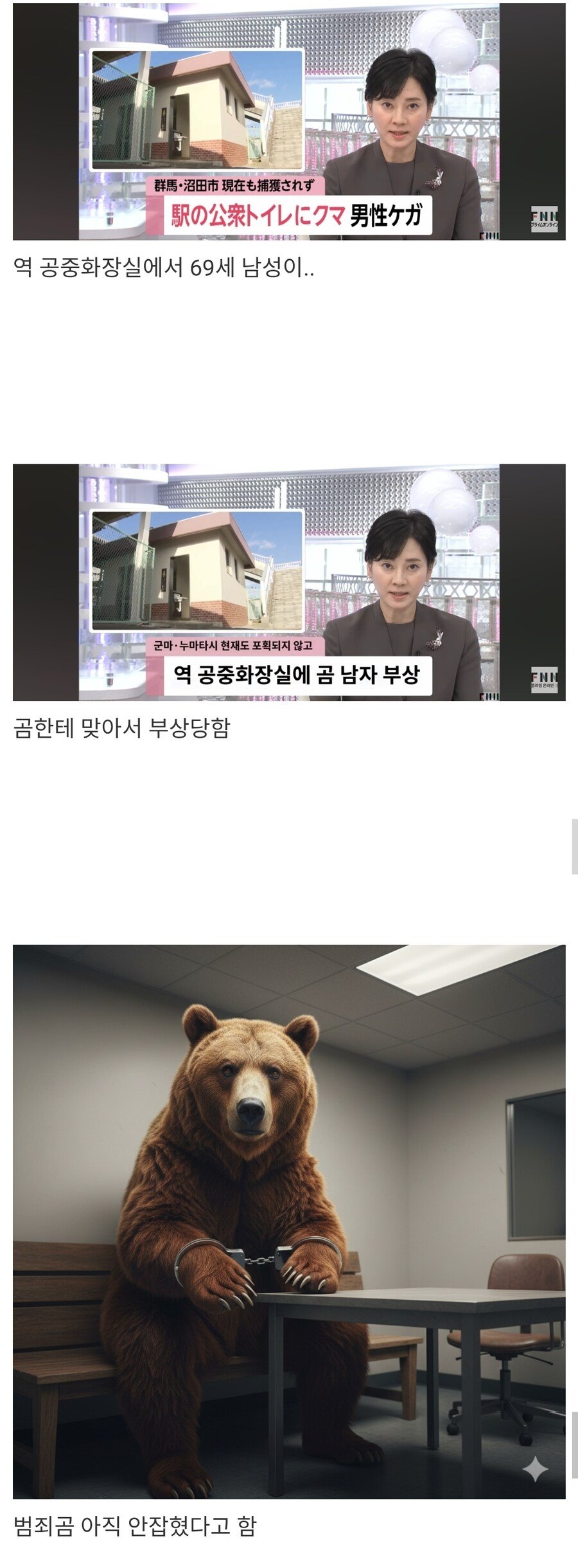 일본 69세 남성 공중화장실 범죄