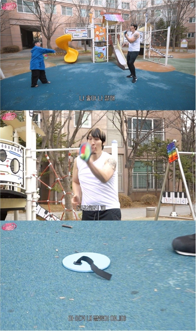 두 눈이 의심되는 158cm 남자와 217cm 최홍만의 차이 ㄷㄷ