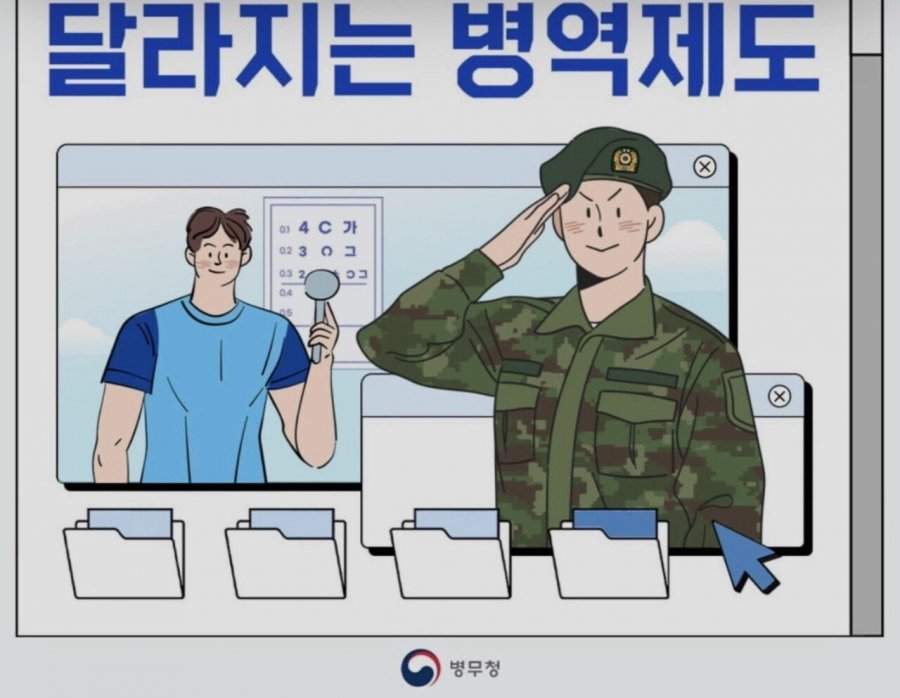 병무청에서 발표한 달라지는 병역제도