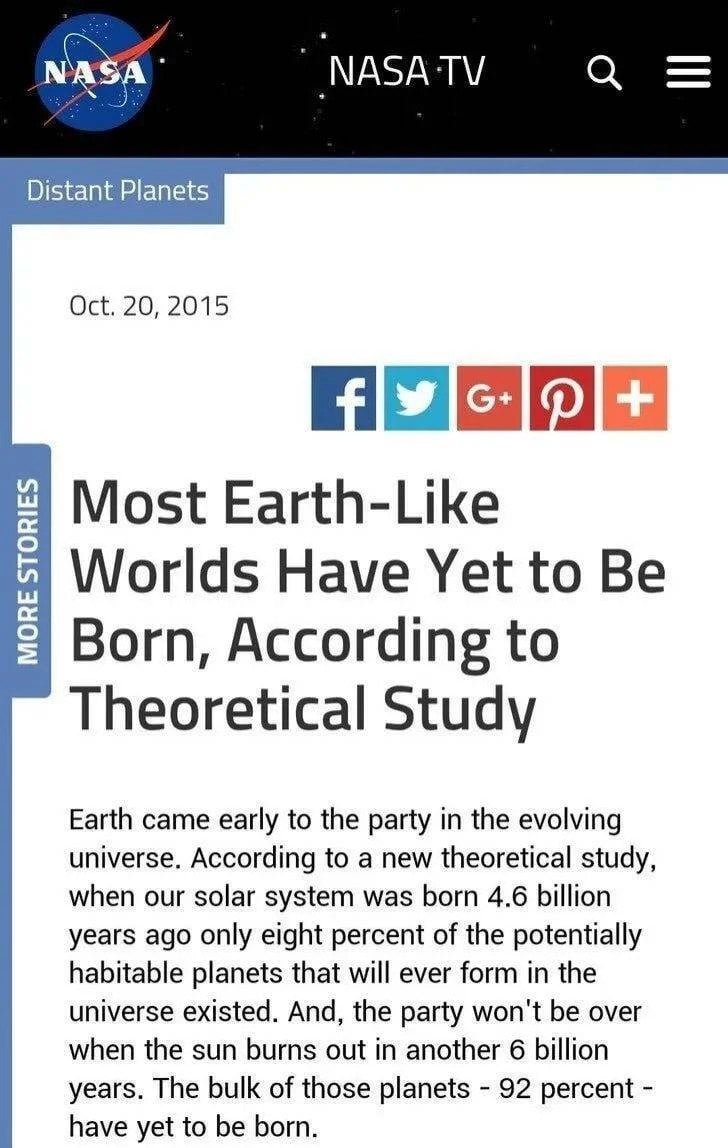 나사가 공식으로 말한 외계인이 지구에 올 일이 없는 이유