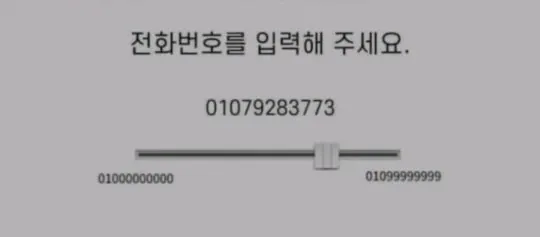 전화번호 입력 디자인의 세계..gif