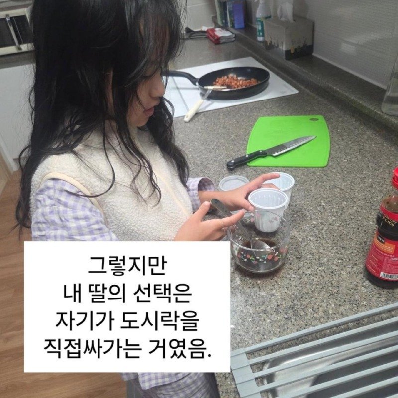 급식 파업에 도시락 싸가는 딸내미.jpg