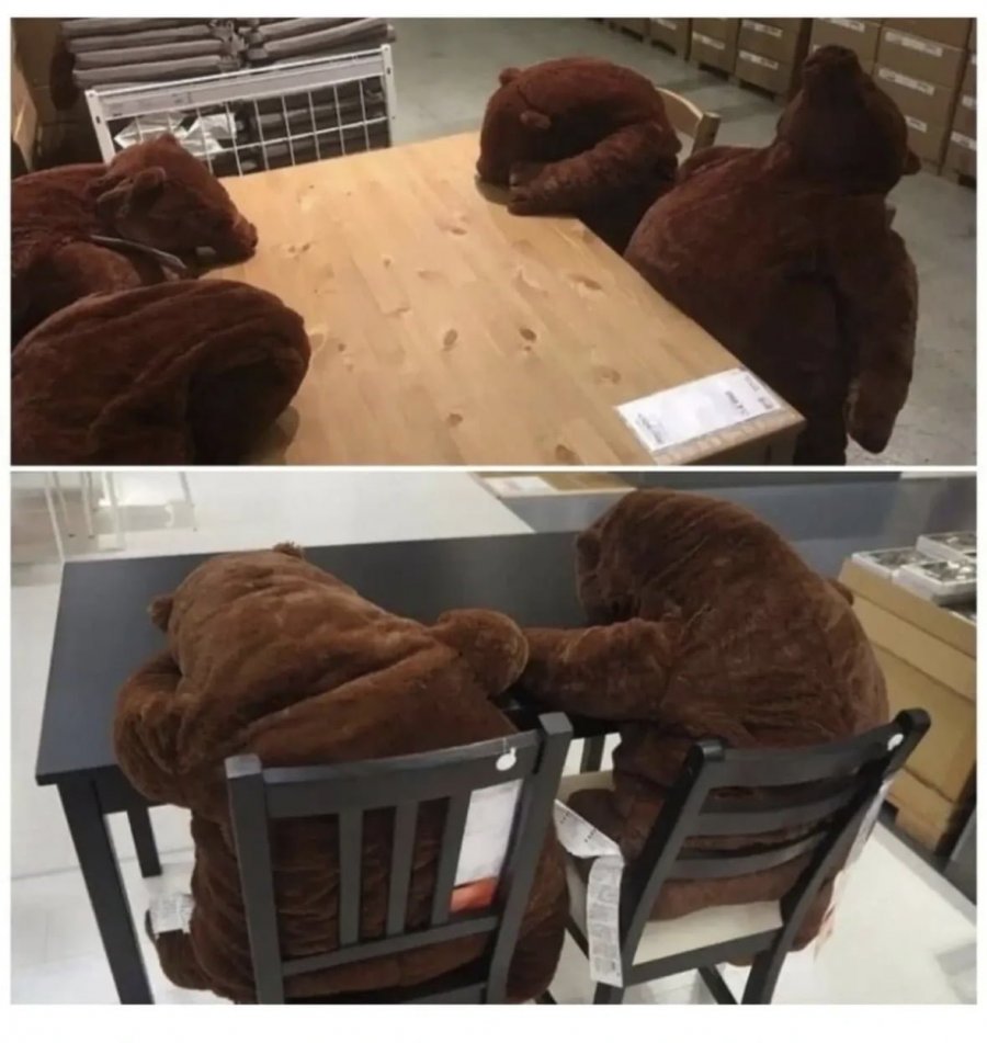 이케아 곰인형 진열 근황