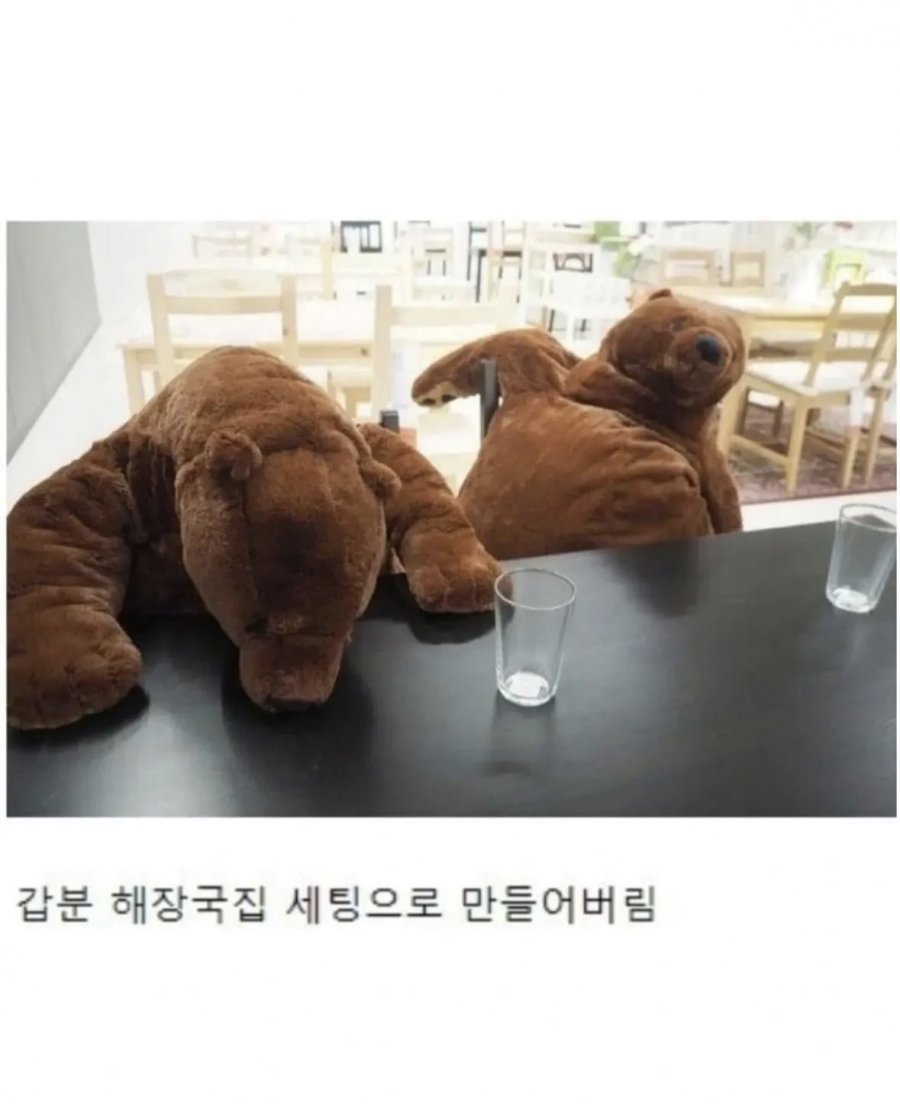 이케아 곰인형 진열 근황