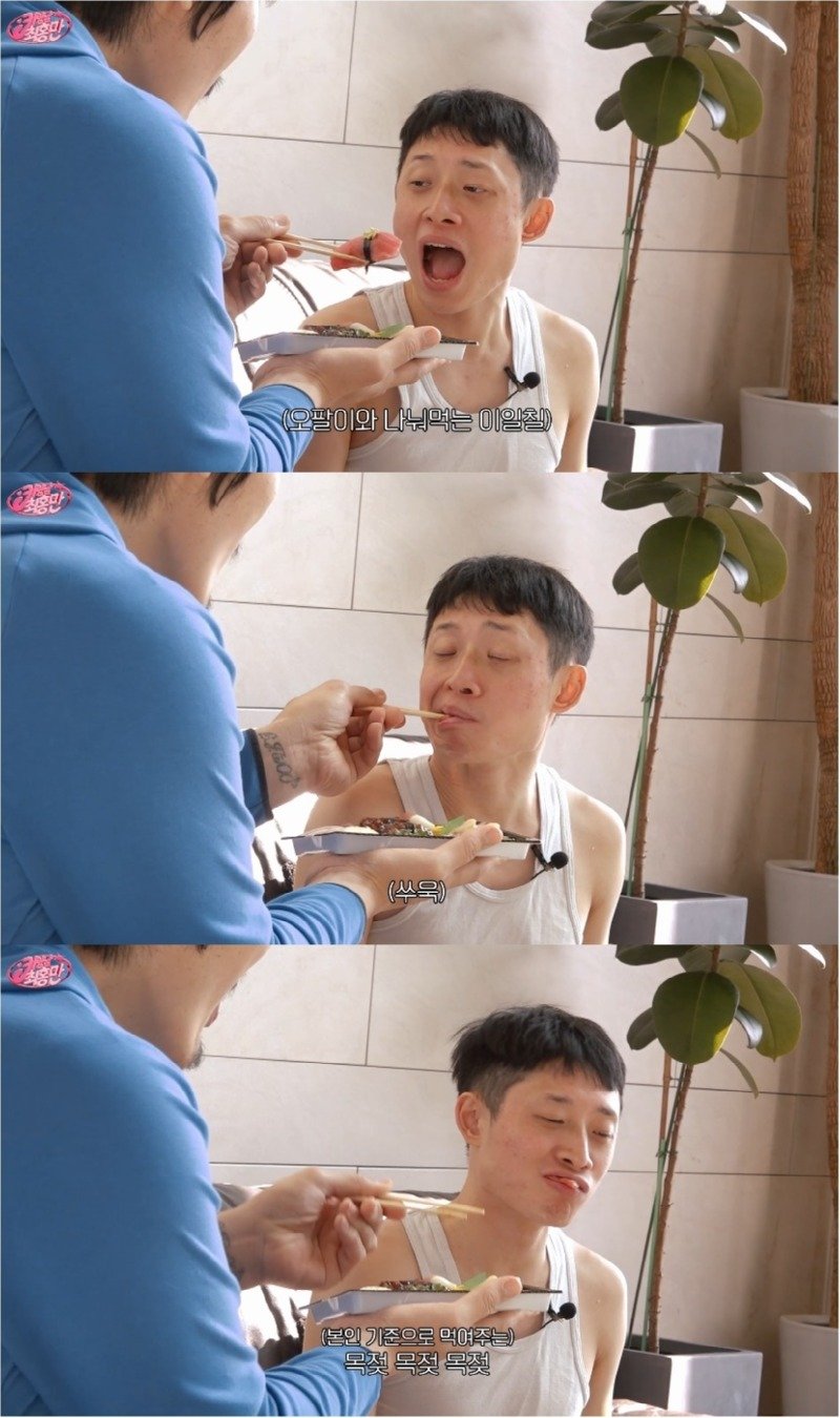 두 눈이 의심되는 158cm 남자와 217cm 최홍만의 차이 ㄷㄷ