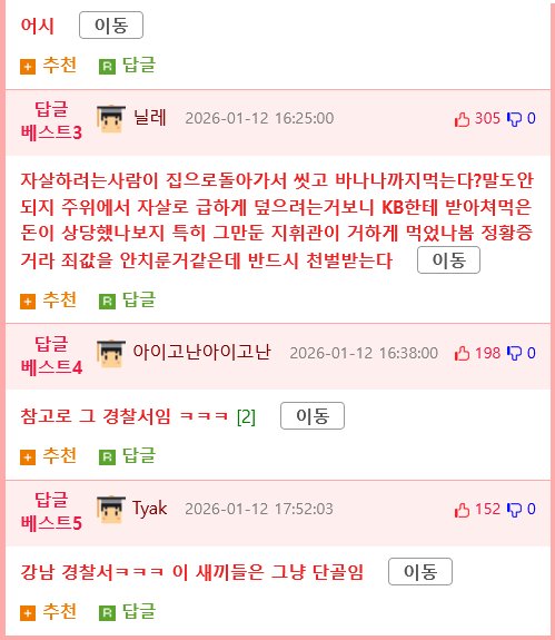 의문 가득한 형사의 죽음