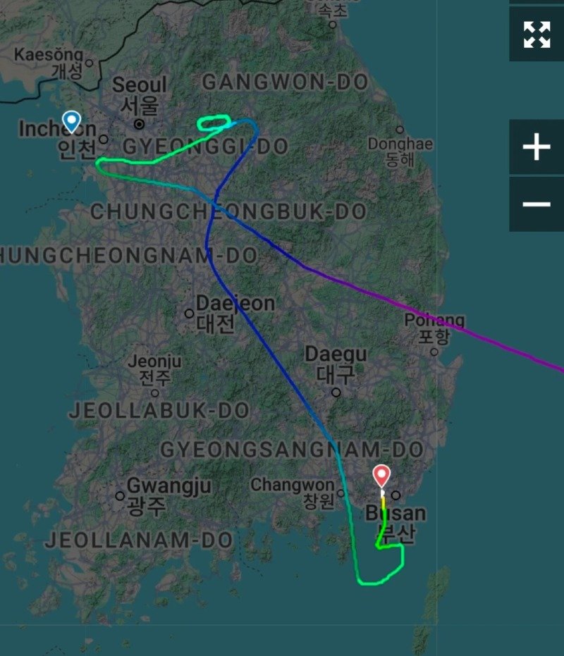 오늘자 강풍으로 인한 비행기들 상황