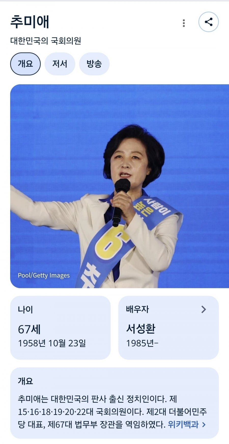 곧 70 되는 국회의원