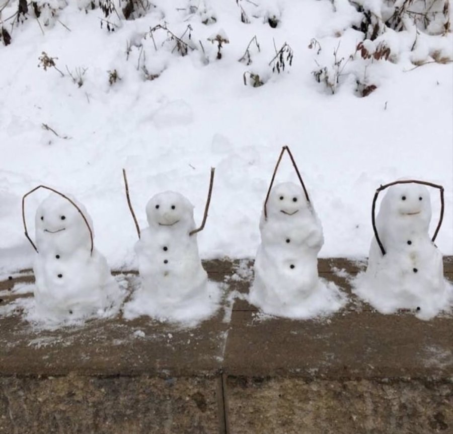 요즘 눈사람 트렌드