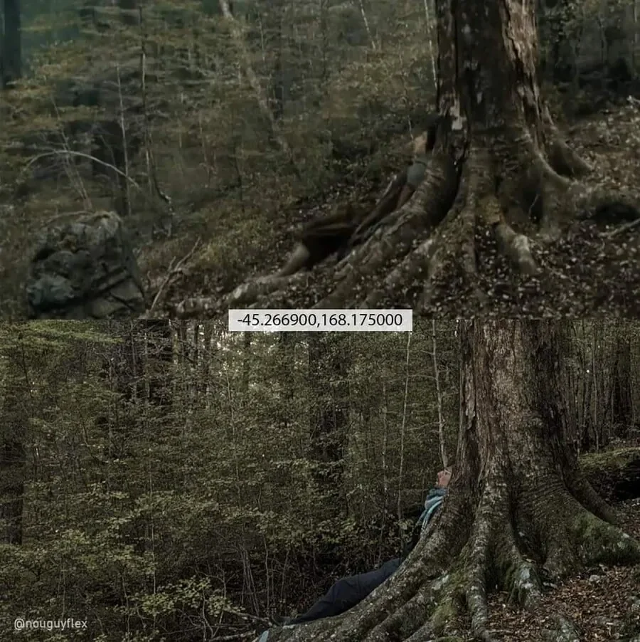 반지의 제왕 촬영장소가서 똑같이 사진찍은 양덕