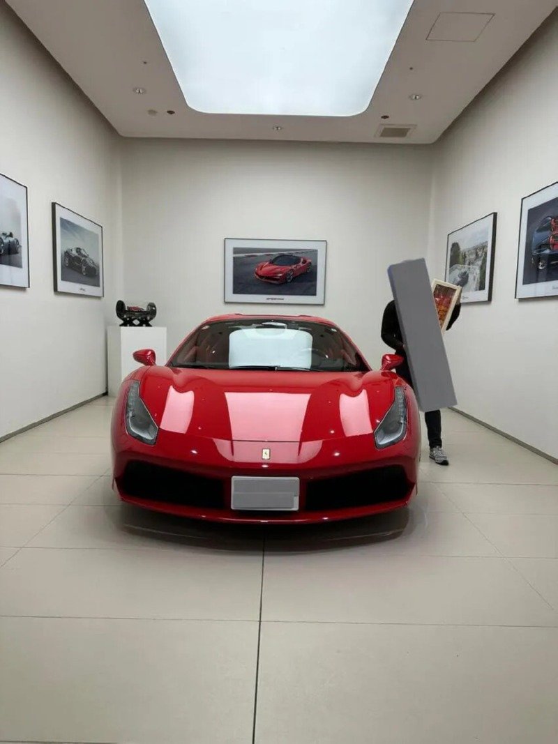 본인작품이 너무 잘되서 페라리를 산 동인지 작가