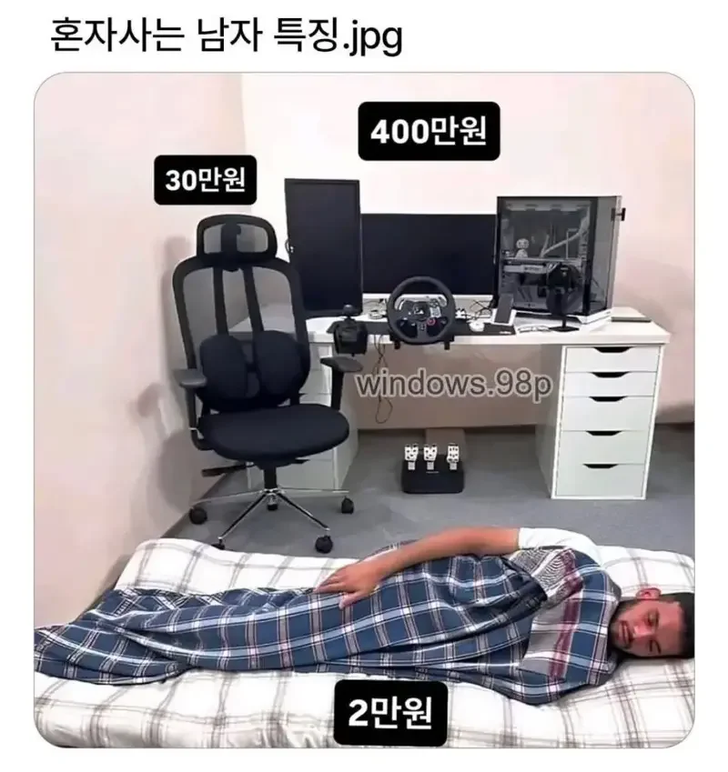 혼자 사는 남자 특징