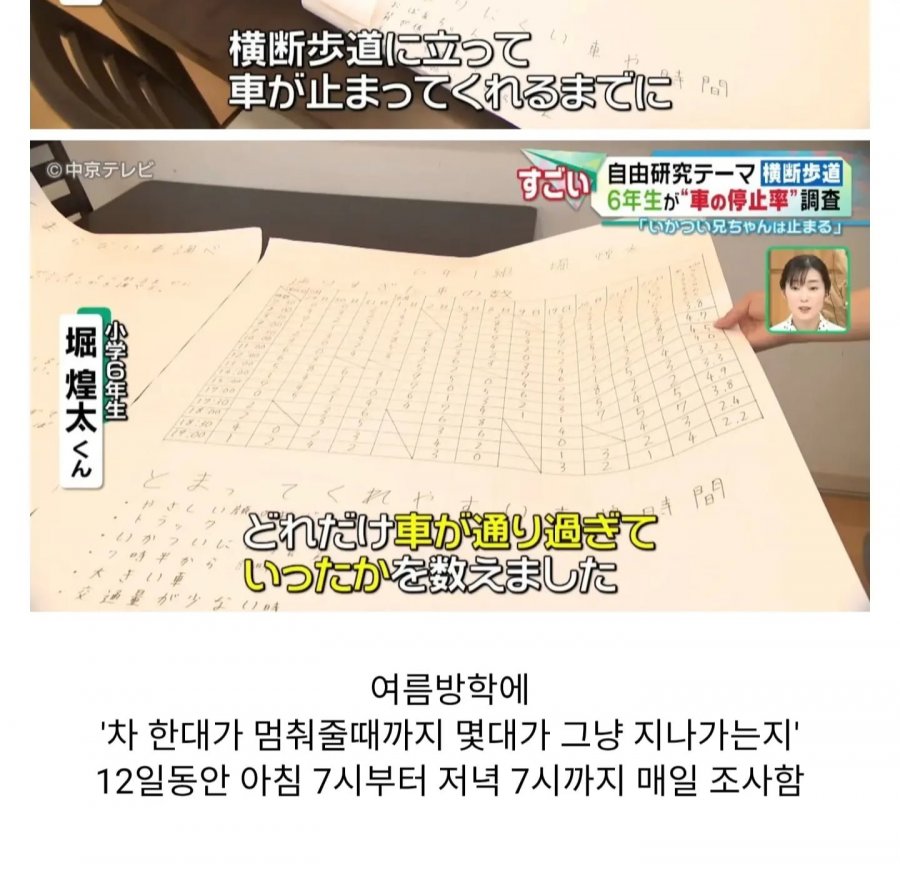 분노한 일본초딩의 교통 연구