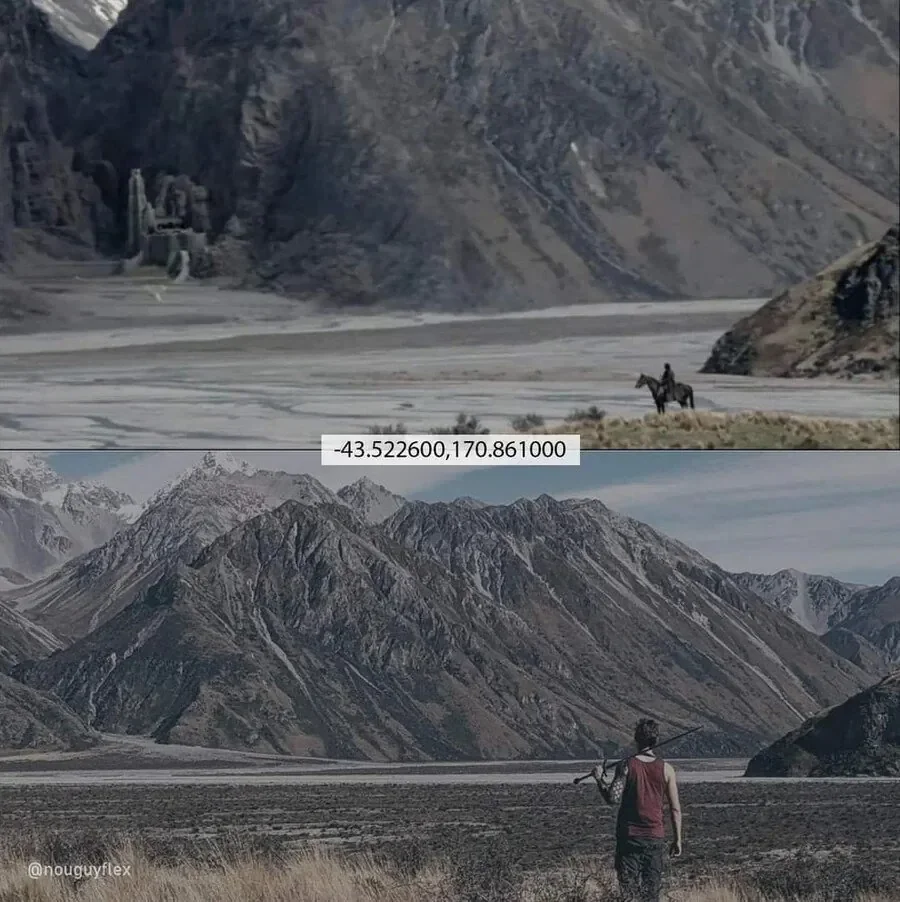 반지의 제왕 촬영장소가서 똑같이 사진찍은 양덕