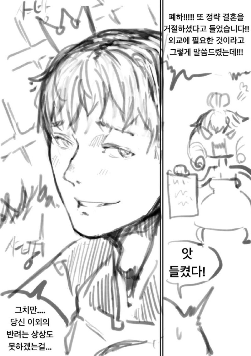 똑똑한 왕비와 멍청한 왕.Manhwa