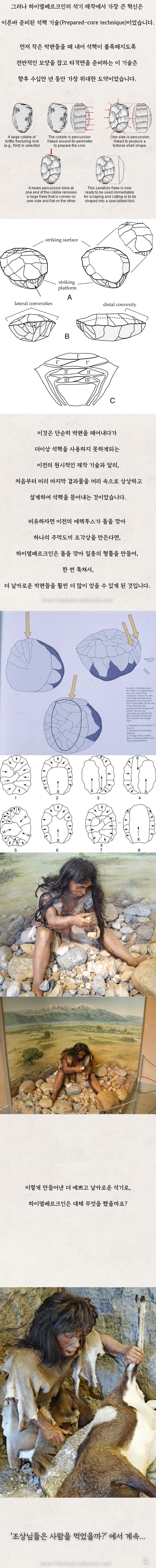 인류7) 옛날 사람들은 어떻게 그렇게 예쁜 석기를 만든걸까?